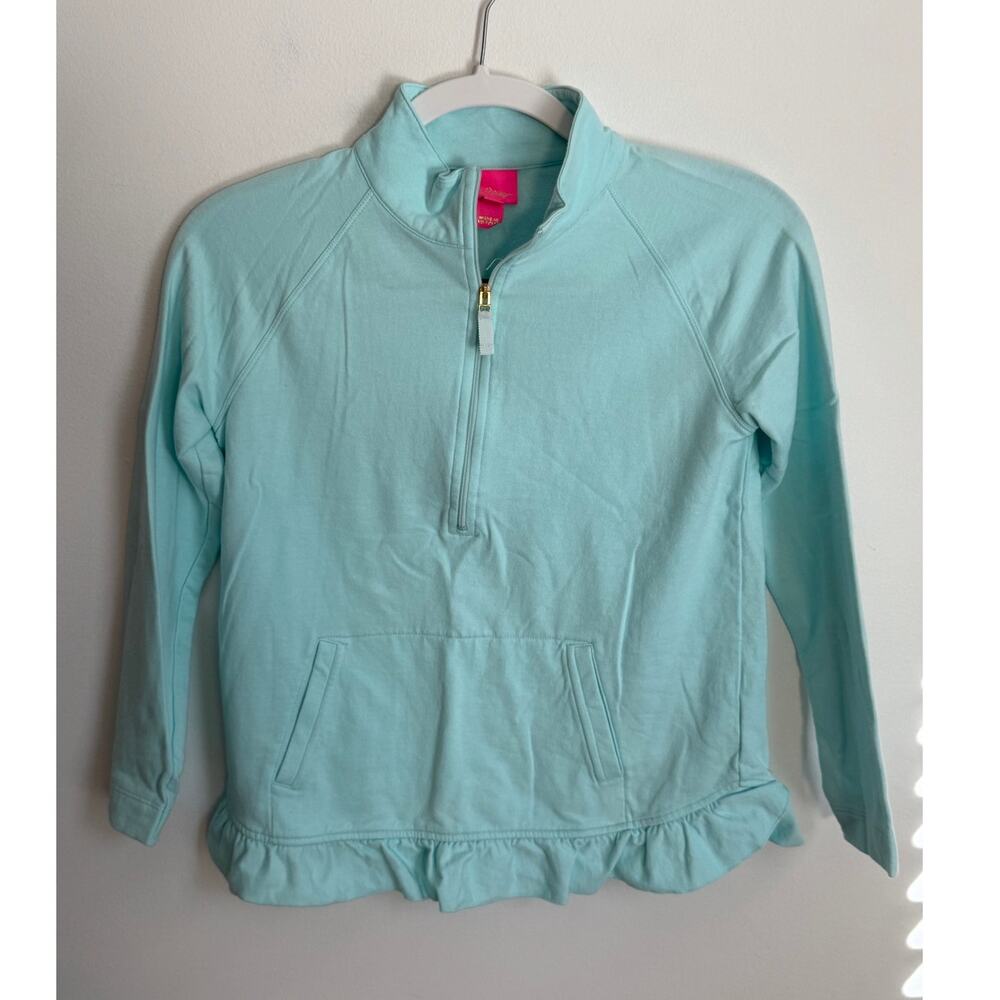 Lilly Pulitizer Ruffle Bottom Pullover size XL 12-14